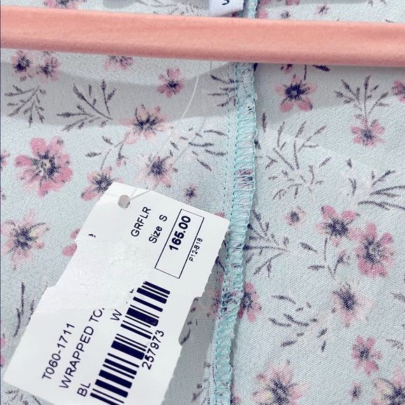 Blue Life Bali Floral Wrap Top - Small - Picture 2 of 3